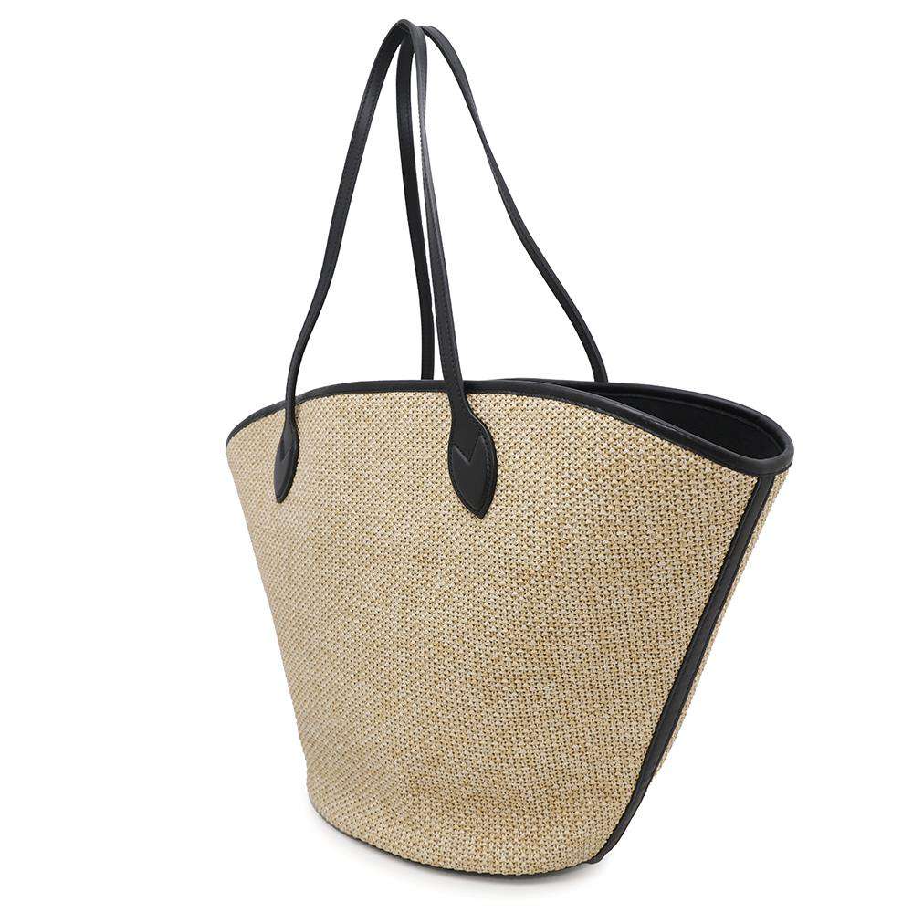 LOUIS VUITTON Saint Jacques NoirM59808 Raffia Leather