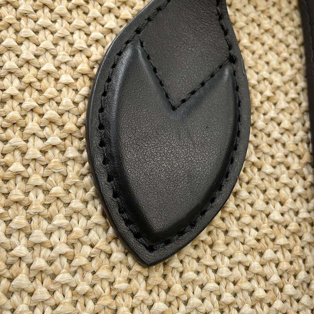 LOUIS VUITTON Saint Jacques NoirM59808 Raffia Leather