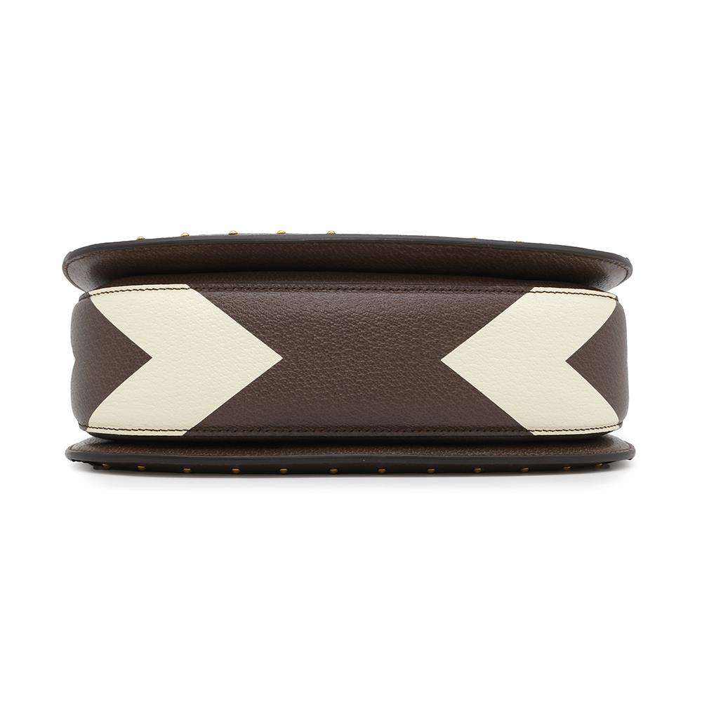 GUCCI GG Supreme Bamboo 2WAY Top Handle Bag Brown/Multicolor679632 PVC Leather Size Medium