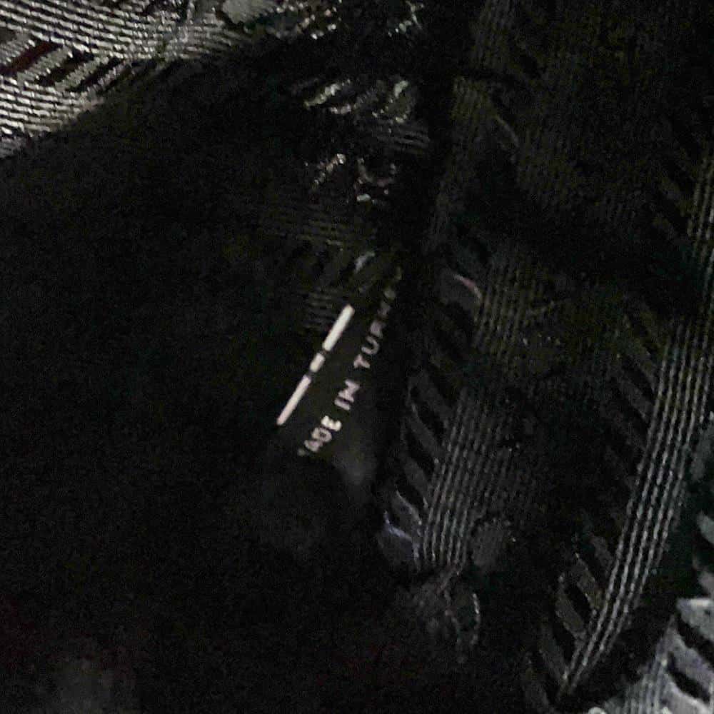 PRADA Quilted handbag Black1NE051 Nylon