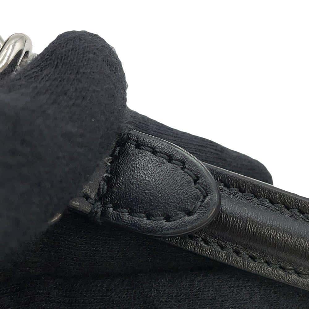 GUCCI Petit GG Small 2way Bag Black745918 Leather