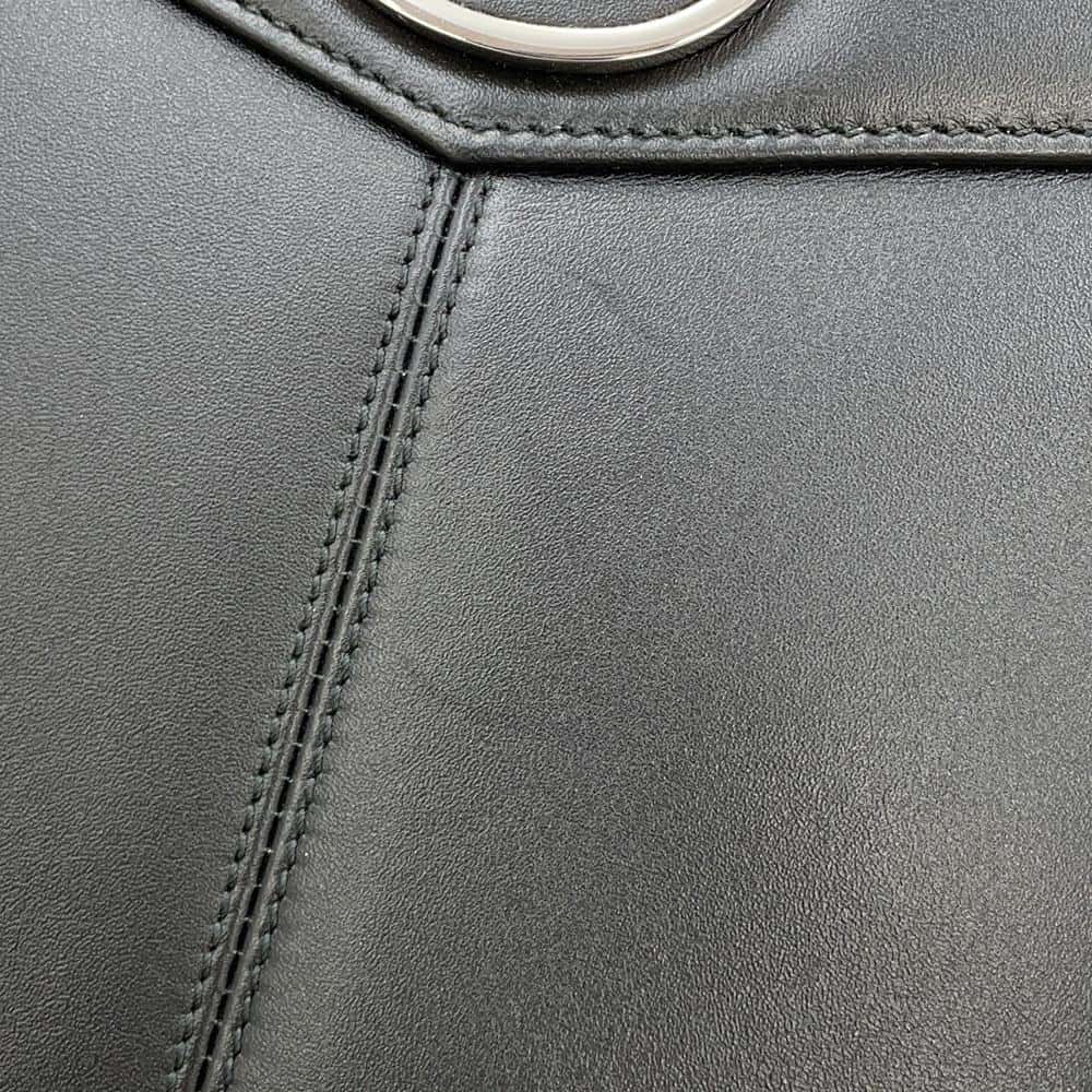 GUCCI Petit GG Small 2way Bag Black745918 Leather