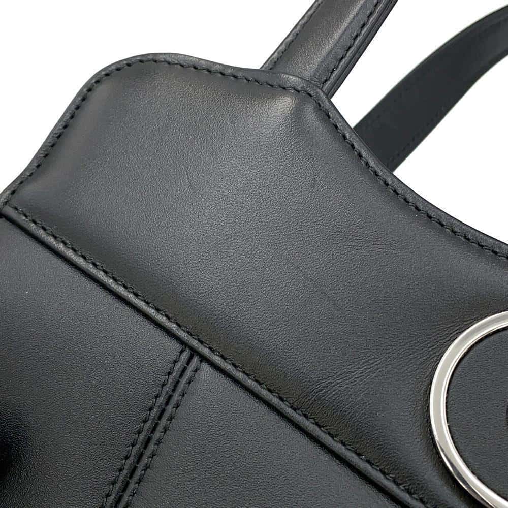 GUCCI Petit GG Small 2way Bag Black745918 Leather