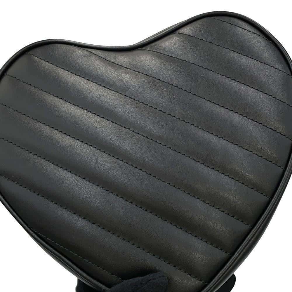 GUCCI Interlocking G Heart Shoulder Bag Black751628 Leather