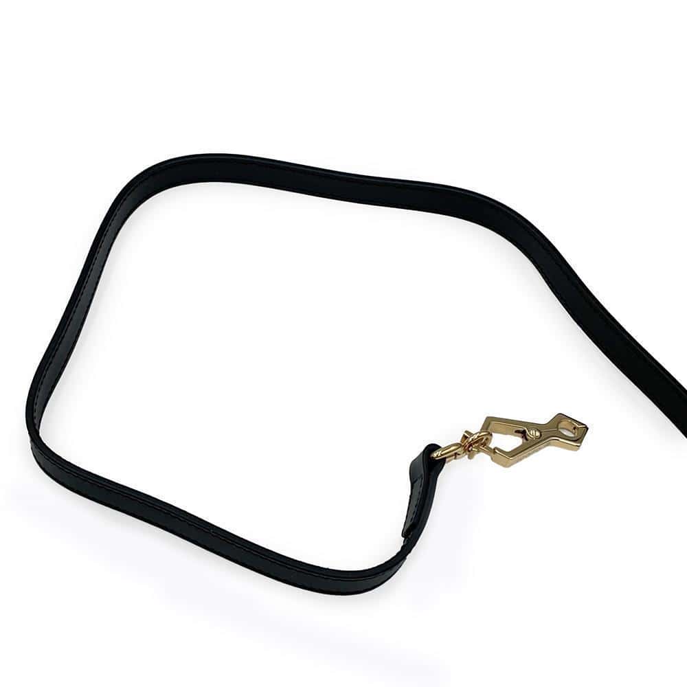 GUCCI Interlocking G Heart Shoulder Bag Black751628 Leather