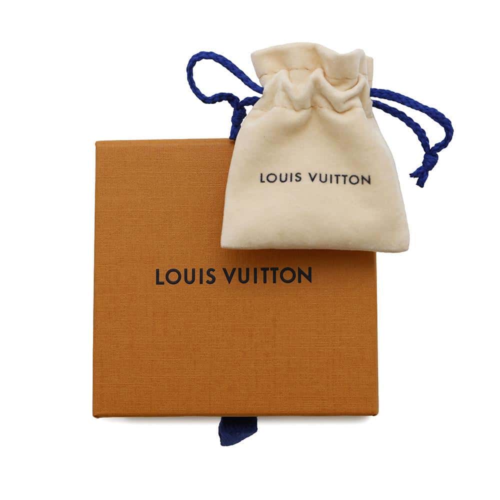 LOUIS VUITTON Earrings・LV Iconic Strass GoldM00609 Metal Rhinestone
