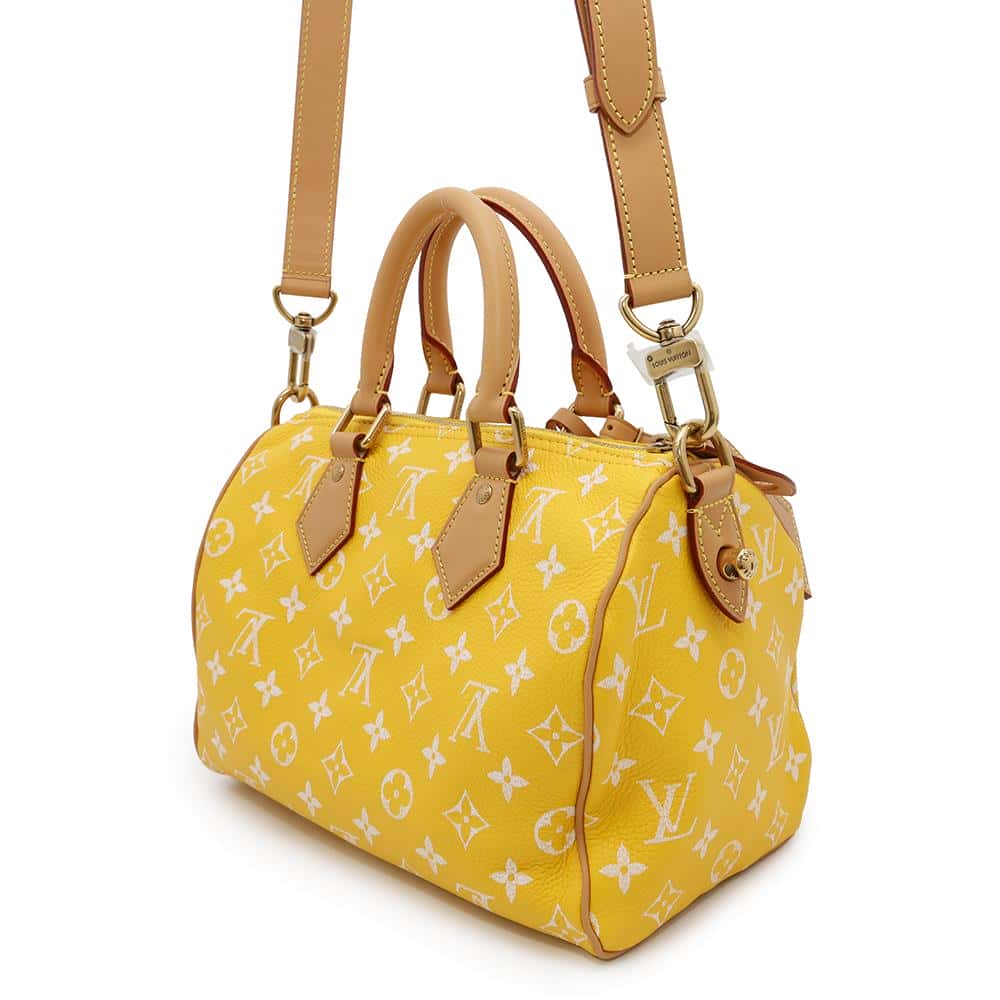 LOUIS VUITTON Speedy P9 Bandouliere YellowM24426 JauneMatt Size 25