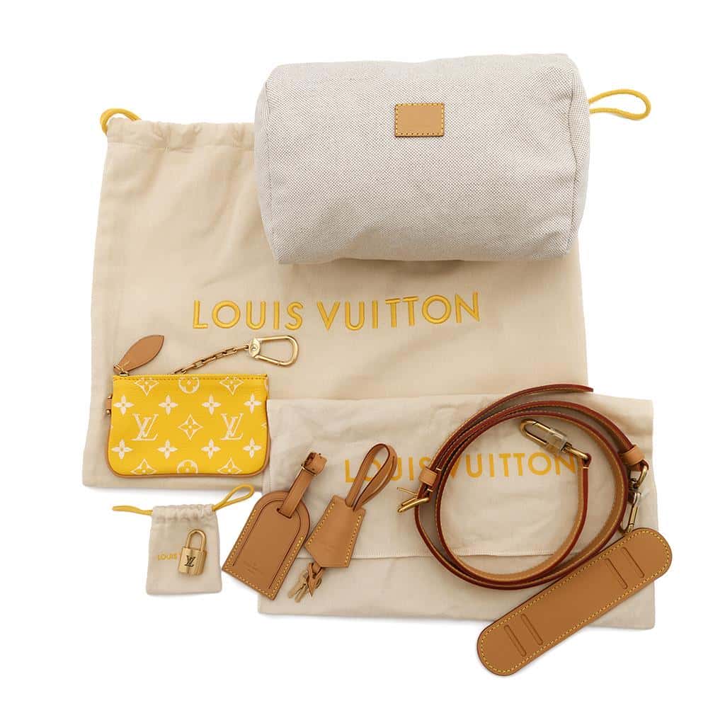 LOUIS VUITTON Speedy P9 Bandouliere YellowM24426 JauneMatt Size 25