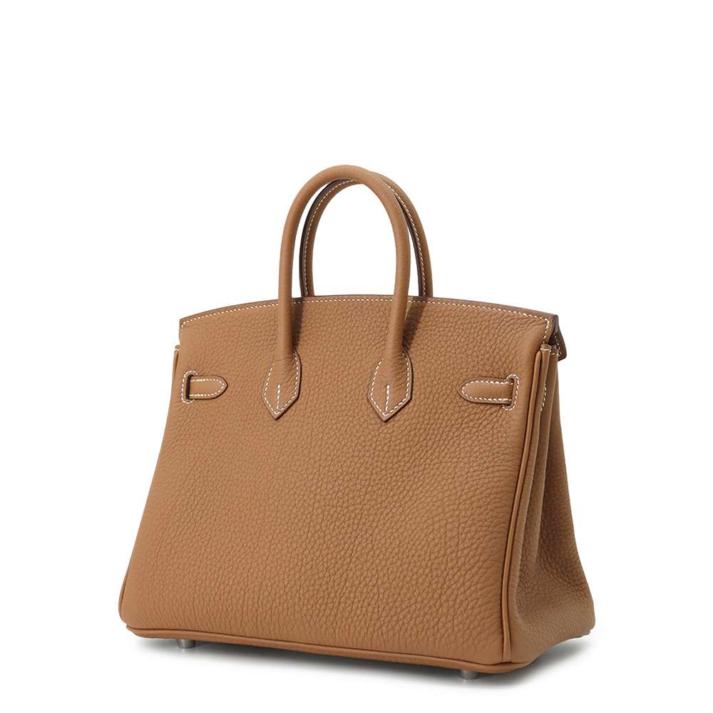 HERMES Birkin Gold Togo Leather Size 25