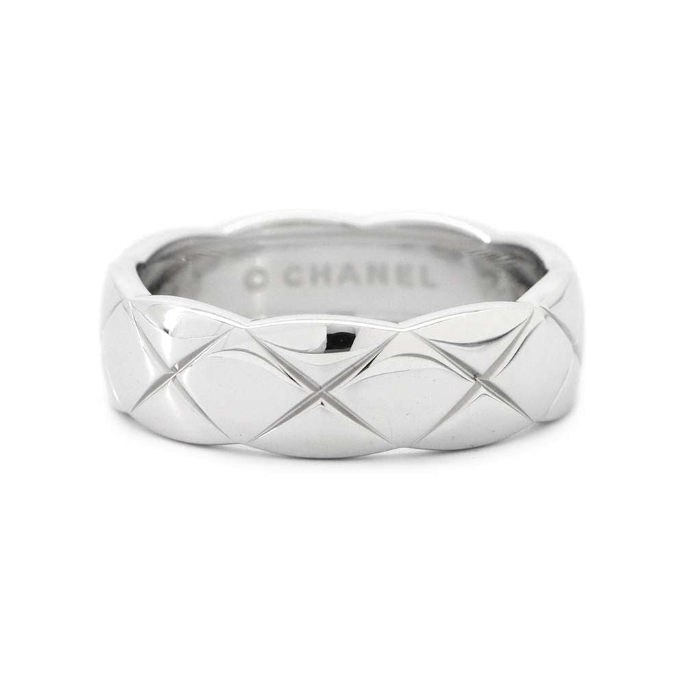 CHANEL Coco Crush Collection MediumRing Size 59/#19J10570 18K White Gold