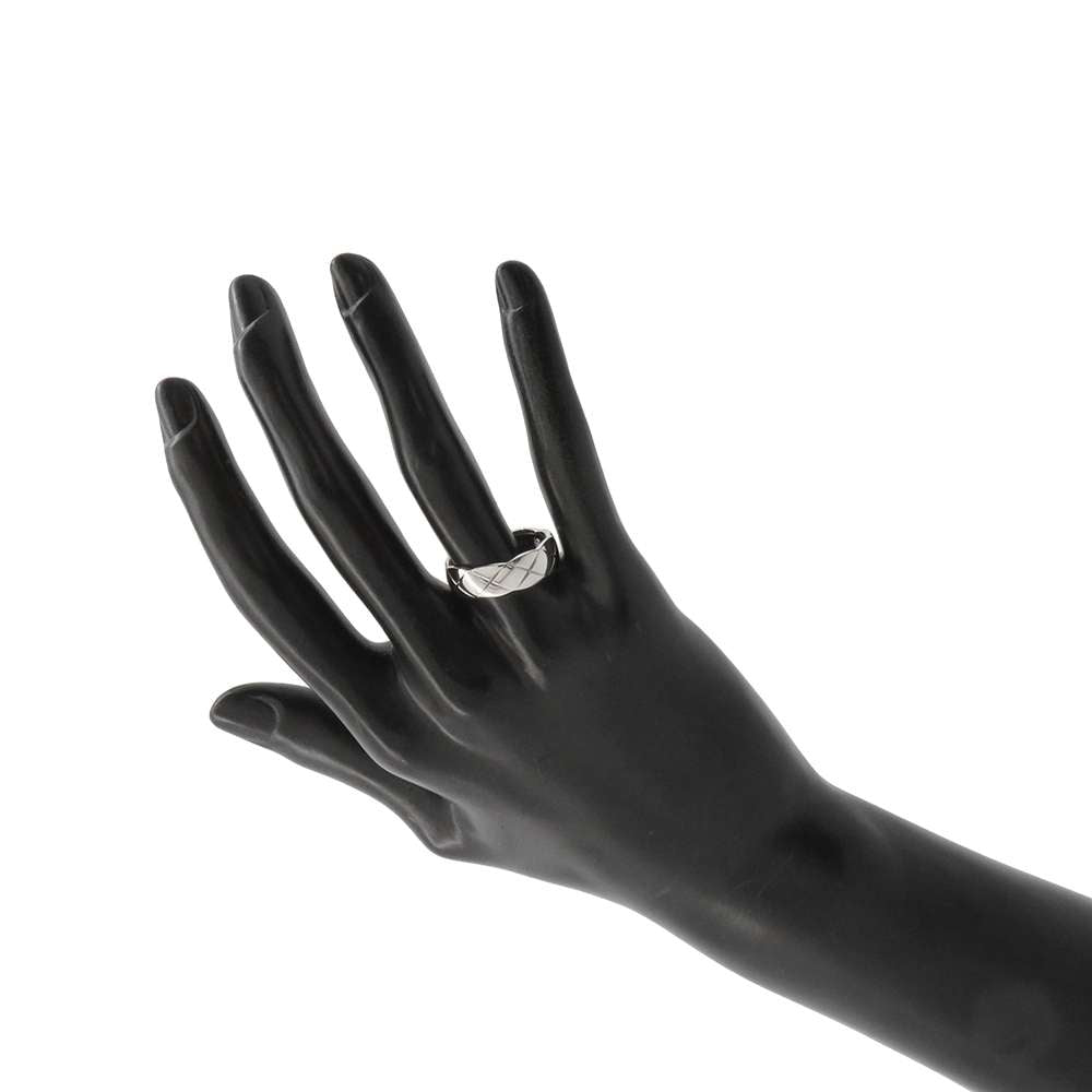 CHANEL Coco Crush Collection MediumRing Size 59/#19J10570 18K White Gold