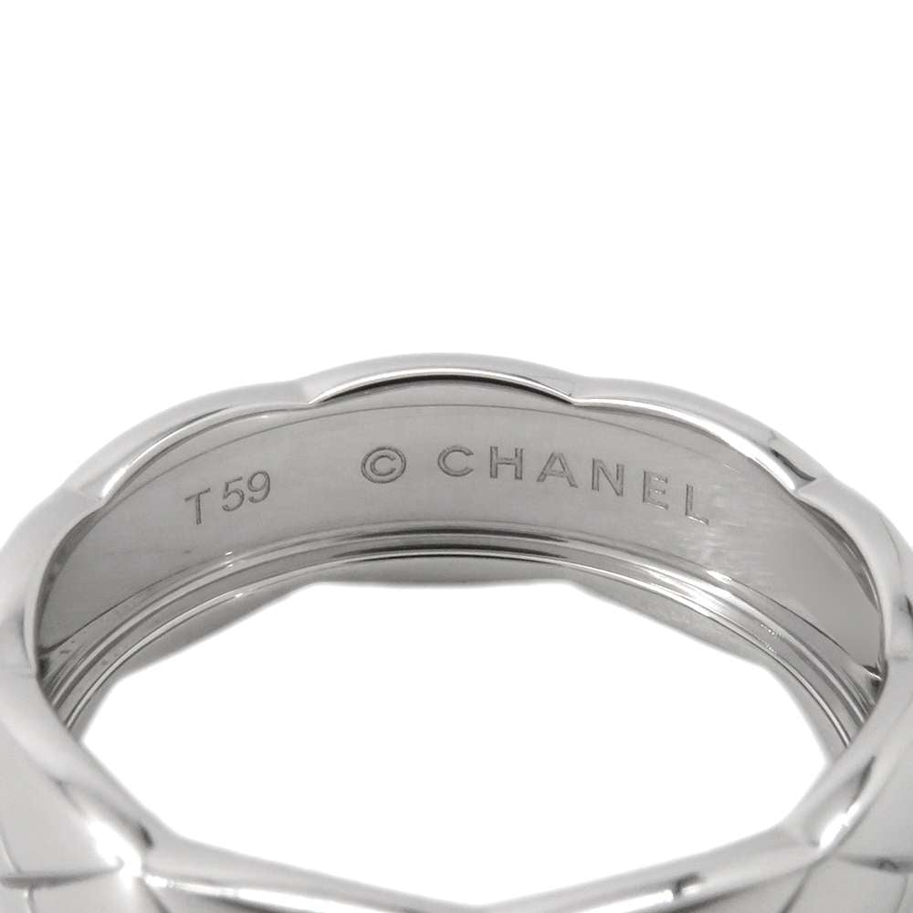 CHANEL Coco Crush Collection MediumRing Size 59/#19J10570 18K White Gold