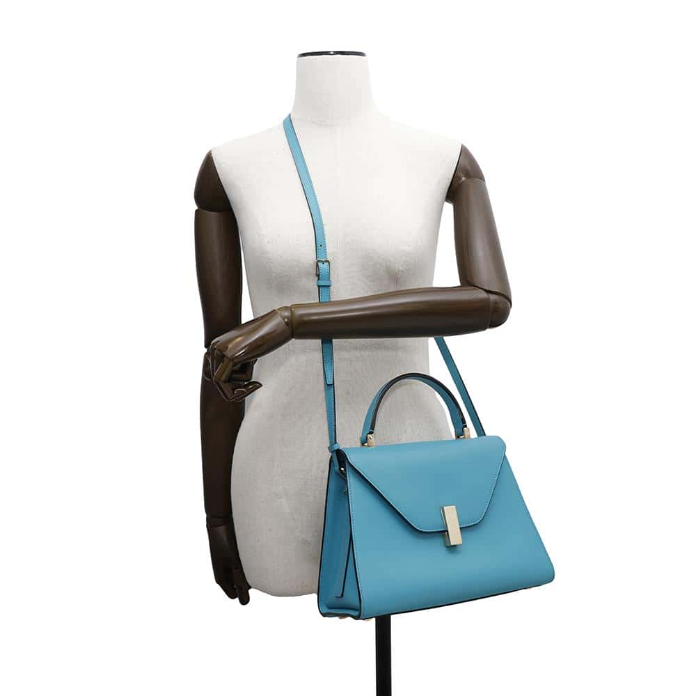 Valextra Valextra Iside Jewel Aqua MarinaWBES0056089LOCLGBA Smooth Calf Leather Size Medium