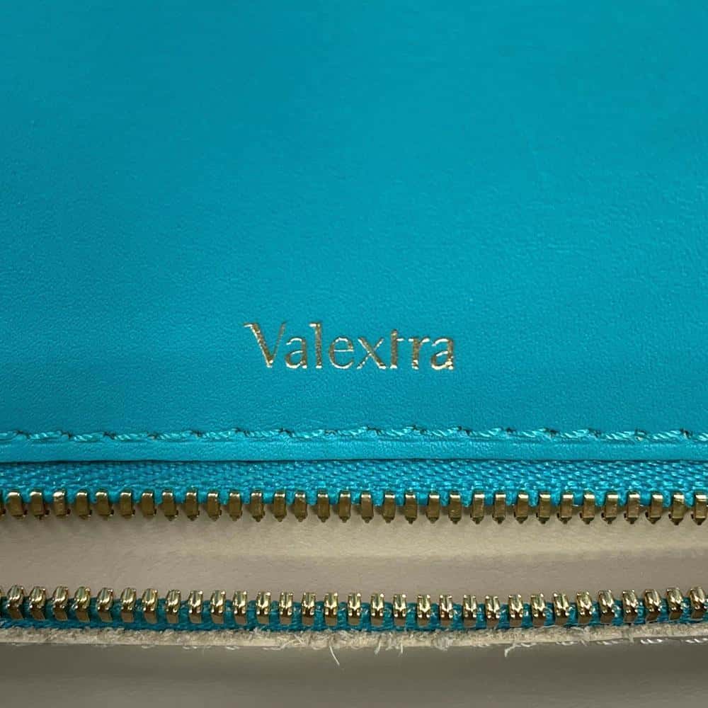 Valextra Valextra Iside Jewel Aqua MarinaWBES0056089LOCLGBA Smooth Calf Leather Size Medium