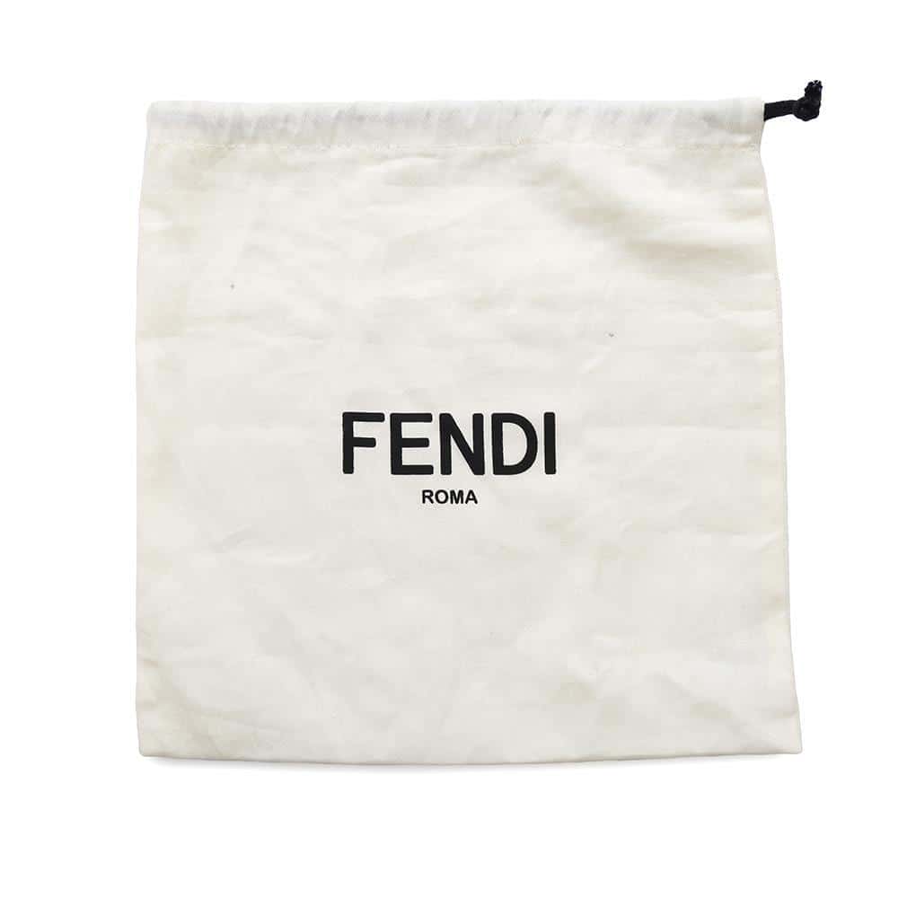 FENDI Sunshine 2wayShoulder White/Multicolor8BS051 Leather Size Small