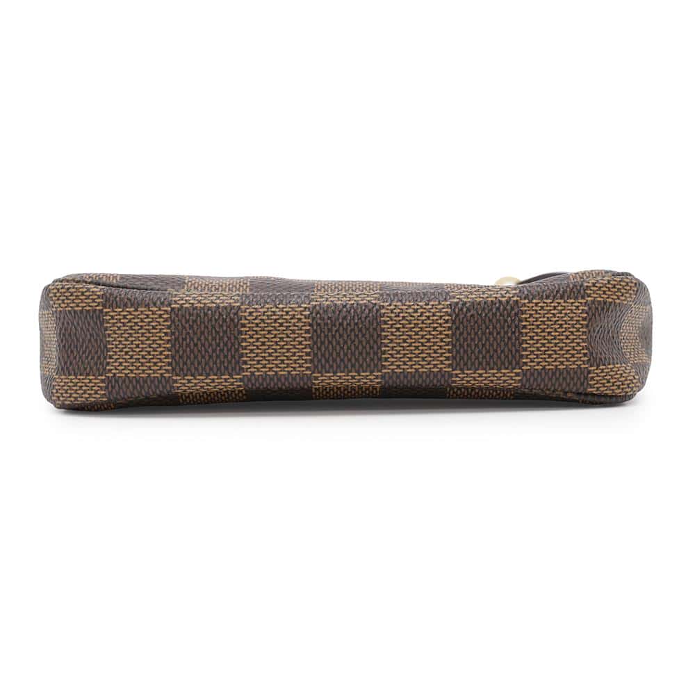 LOUIS VUITTON Mini Pochette Accessoires T&B BrownN58011 Damier Ebene Canvas