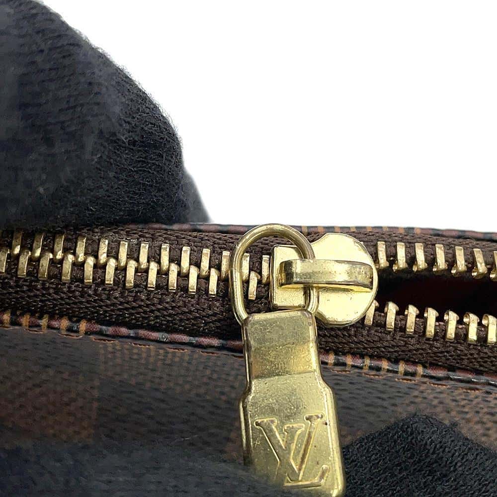 LOUIS VUITTON Mini Pochette Accessoires T&B BrownN58011 Damier Ebene Canvas