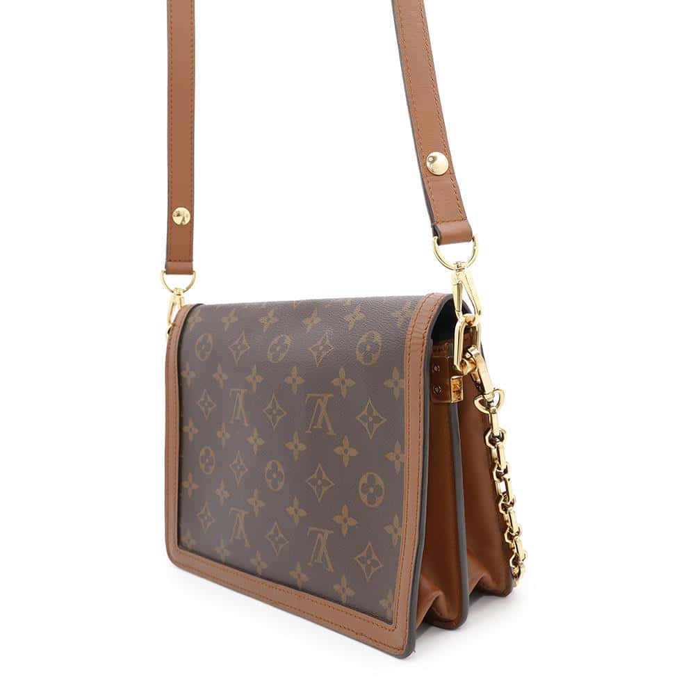 LOUIS VUITTON Dauphine NoirM45958 Monogram Monogram Reverse Canvas Size MM