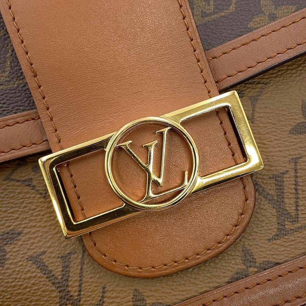 LOUIS VUITTON Dauphine NoirM45958 Monogram Monogram Reverse Canvas Size MM
