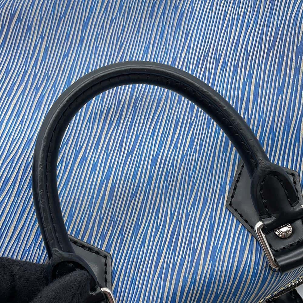 LOUIS VUITTON Speedy Bandouliere Blue/NoirM51280 Epi Denim Size 25