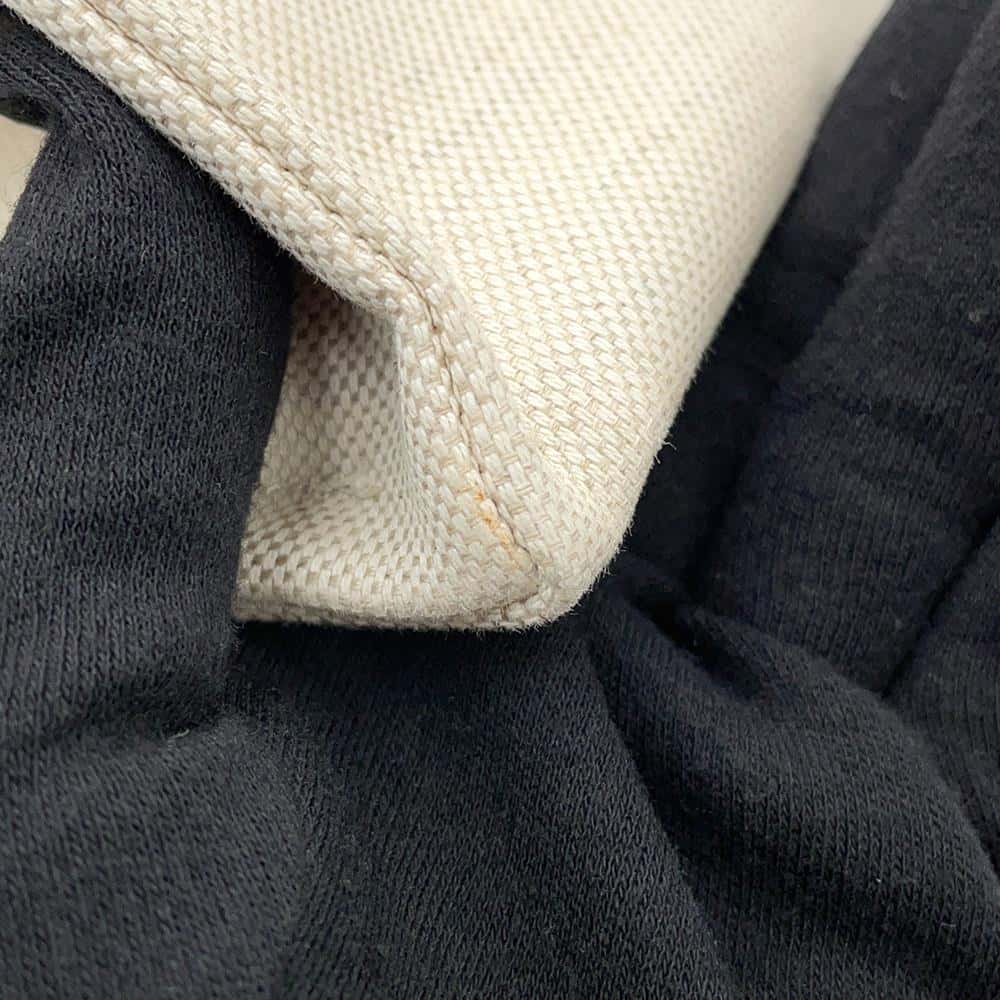 GUCCI Logo print Tote Bag Beige/Dark Blue772176 Canvas Leather Size Medium