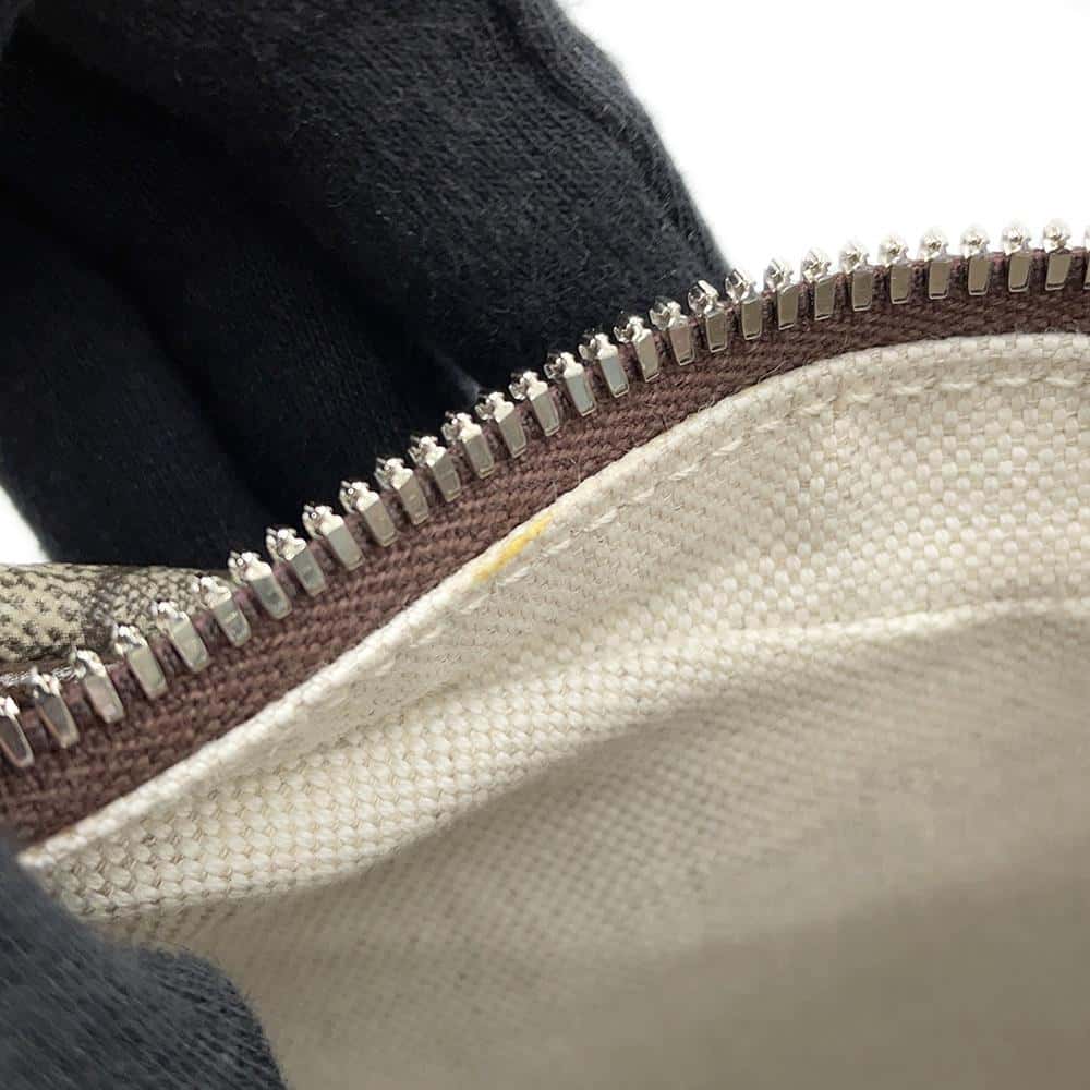 GUCCI GG Supreme Attaché Shoulder Bag Beige/Brown702823 PVC Leather Size Medium