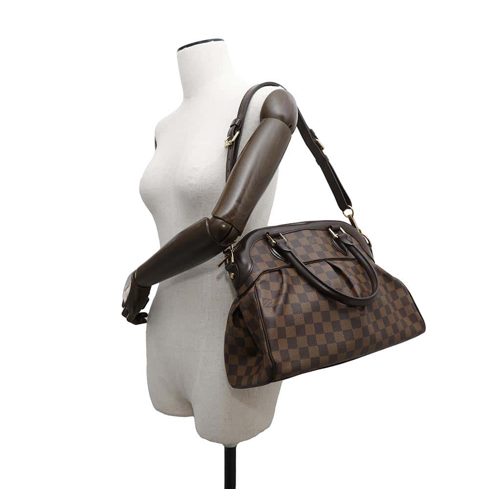 LOUIS VUITTON Trevi RedN51997 Damier Ebene Canvas Size PM