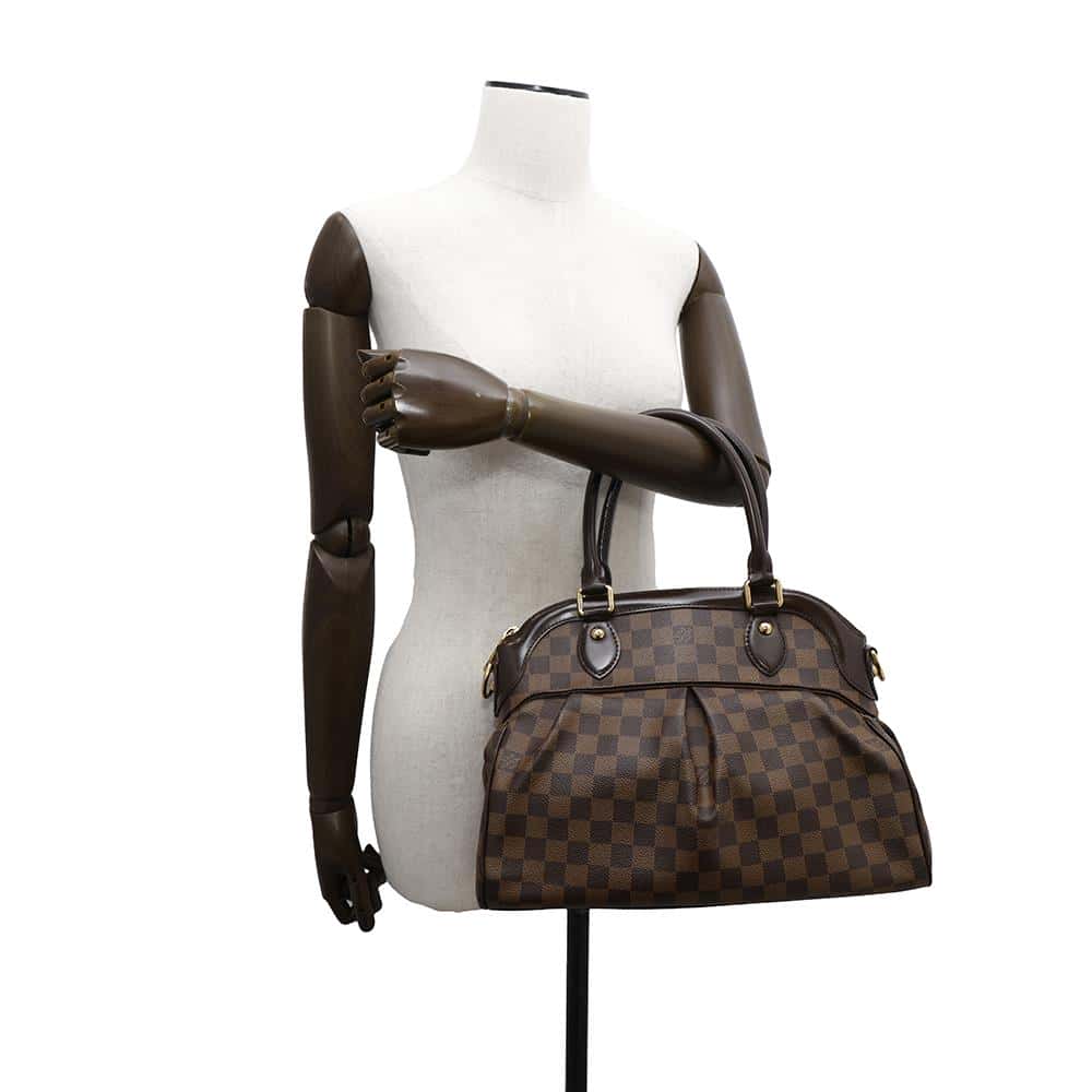 LOUIS VUITTON Trevi RedN51997 Damier Ebene Canvas Size PM