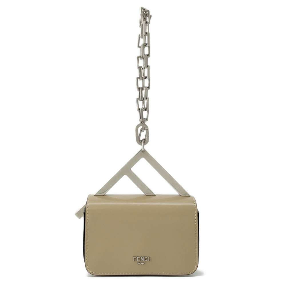 FENDI First Site Nano Beige7AS173 Leather