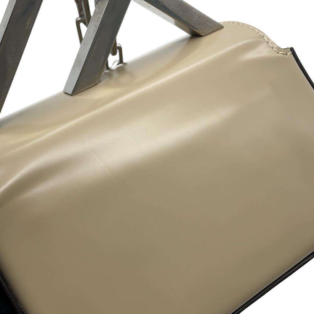 FENDI First Site Nano Beige7AS173 Leather