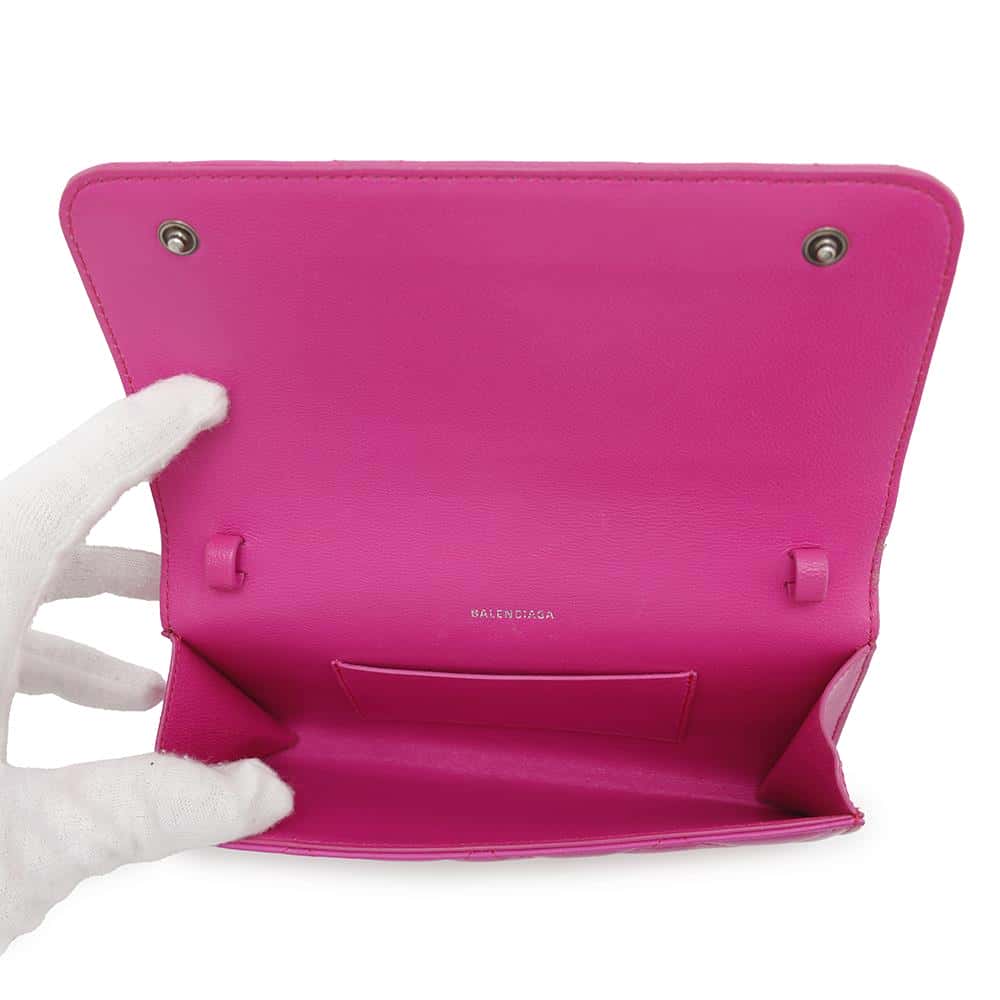 BALENCIAGA ShoulderPouch Purple616367 Leather