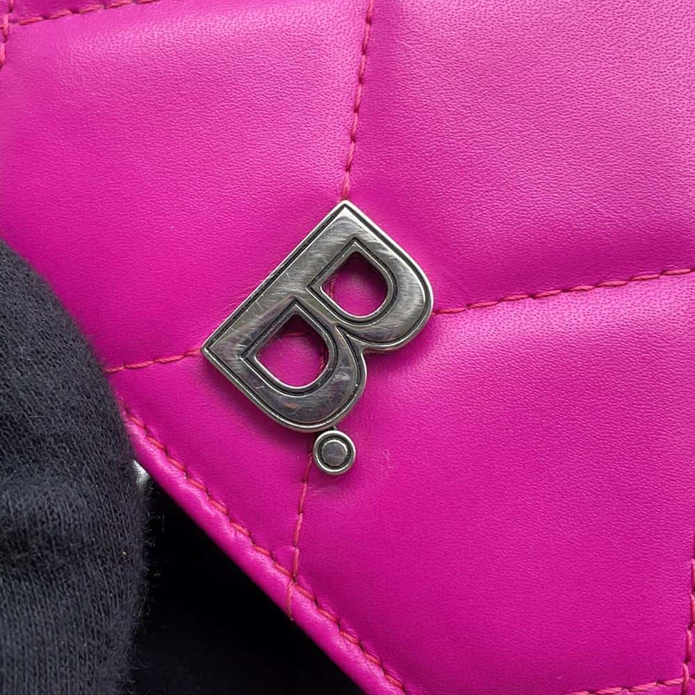 BALENCIAGA ShoulderPouch Purple616367 Leather