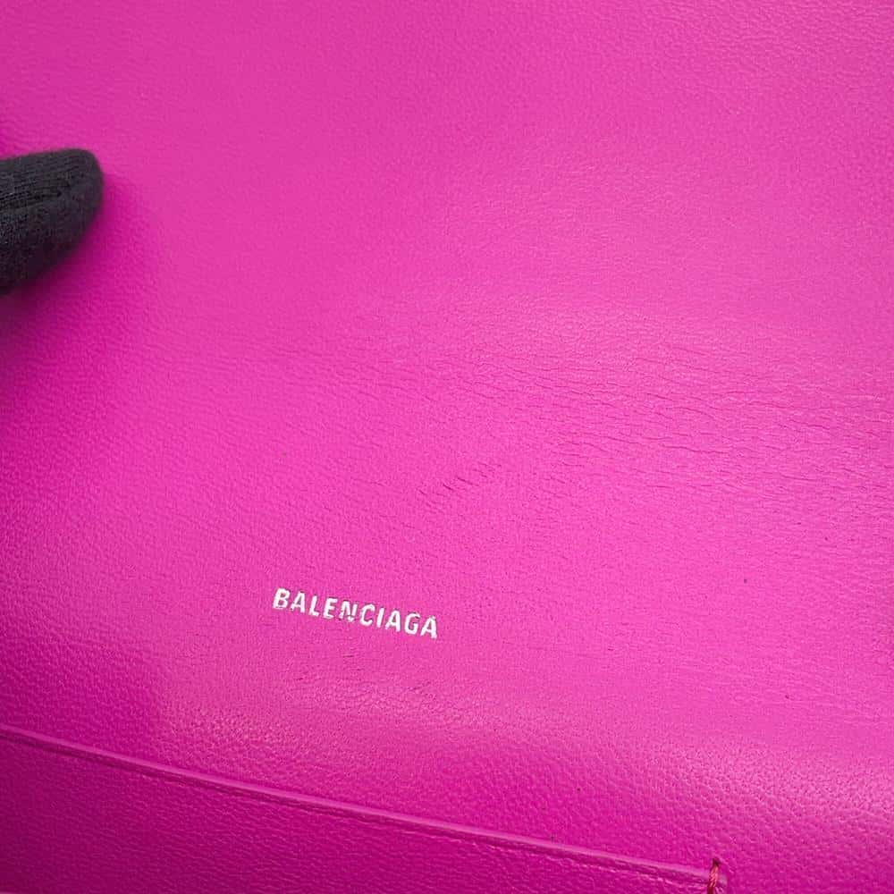 BALENCIAGA ShoulderPouch Purple616367 Leather