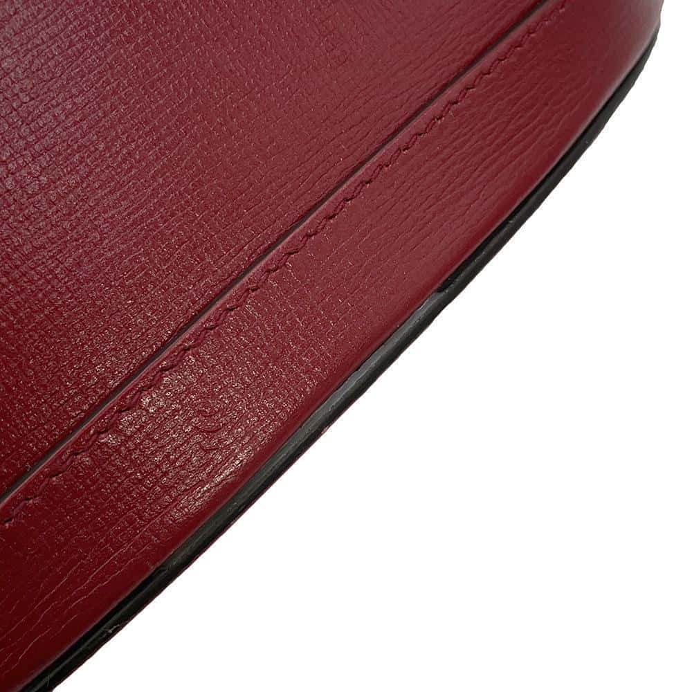 GUCCI Horsebit 1955 bucket bag Red602118 Leather