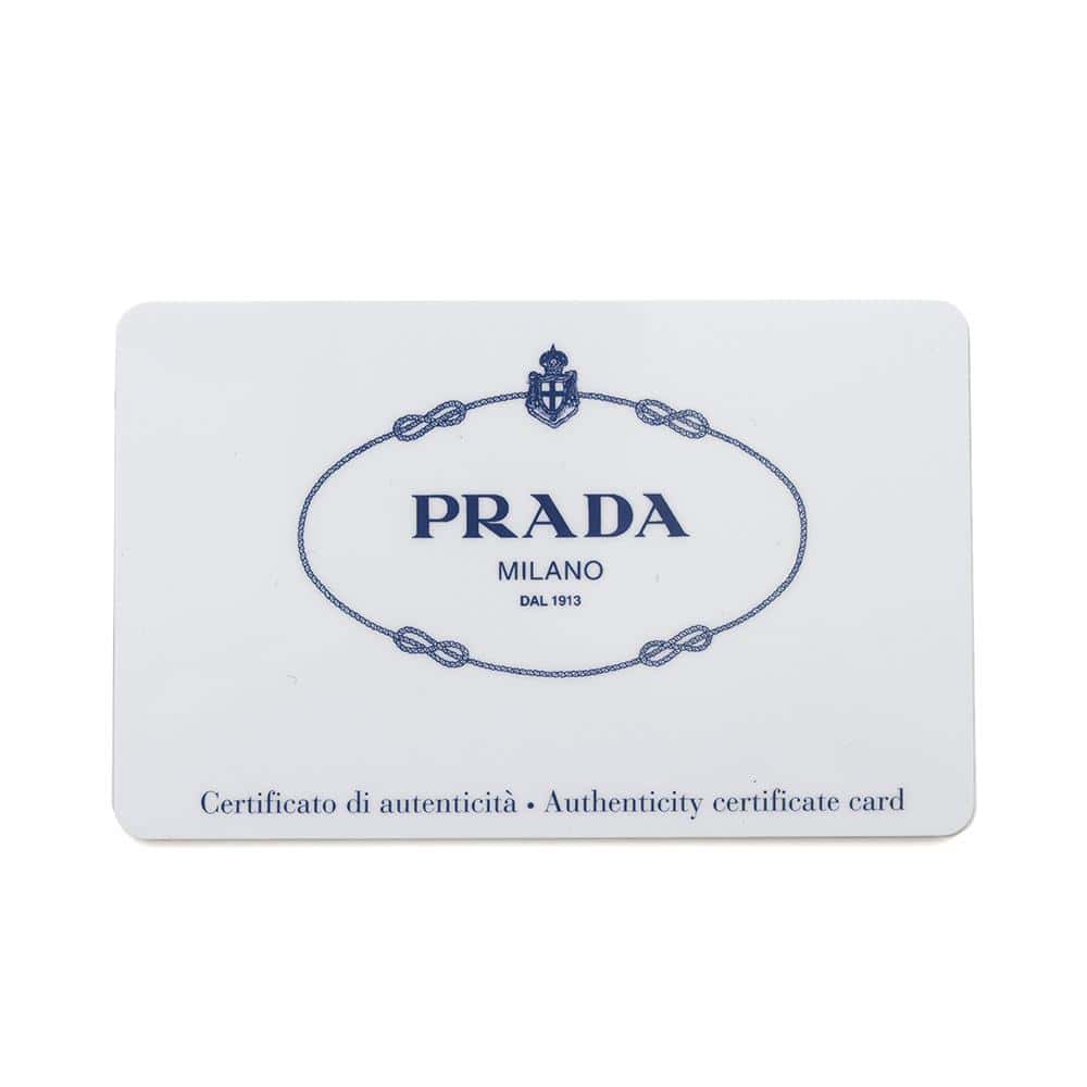 PRADA Clutch Bag Brown2VN001 Leather