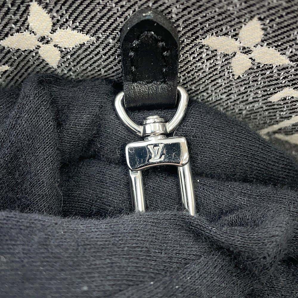 LOUIS VUITTON Onthego GrayM46448 Monogram・Jacquard Denim Size MM
