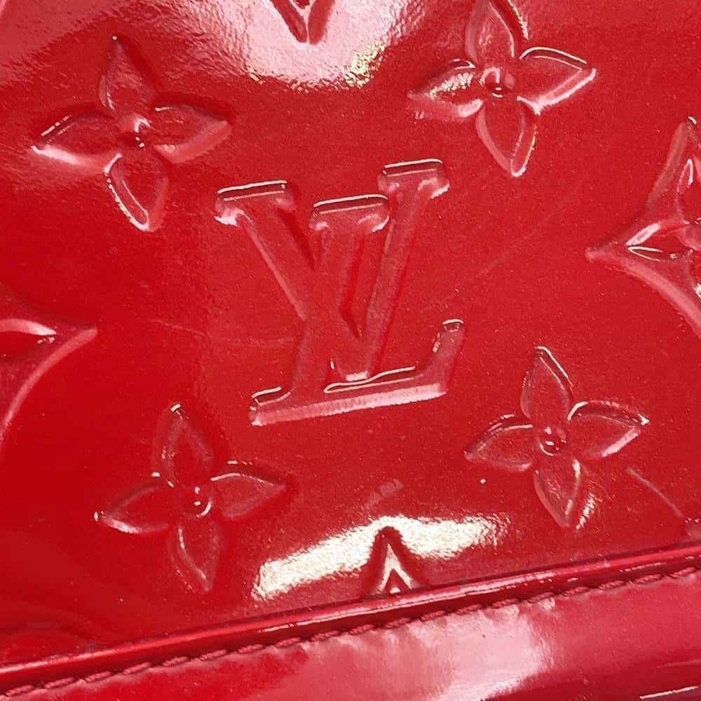 LOUIS VUITTON Alma CeriseM90174 Monogram Vernis Leather Size BB
