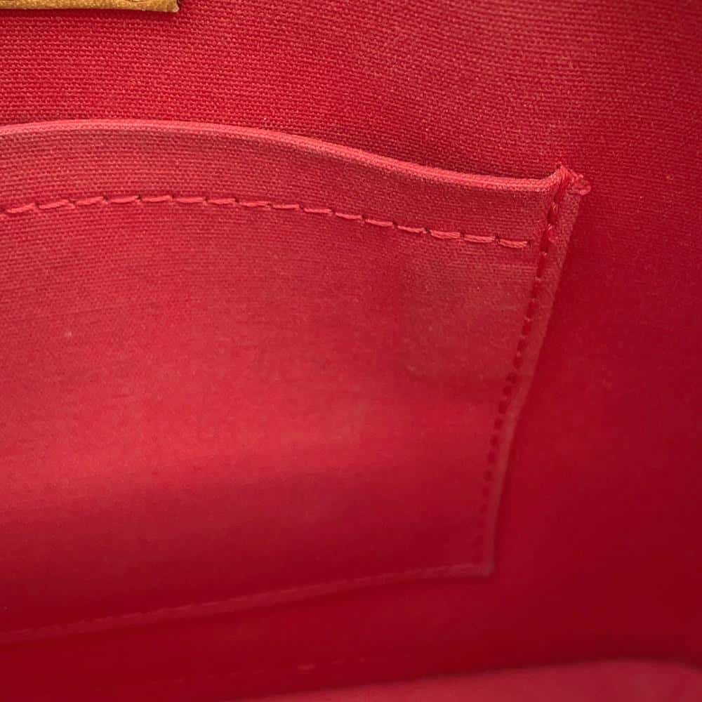 LOUIS VUITTON Alma CeriseM90174 Monogram Vernis Leather Size BB
