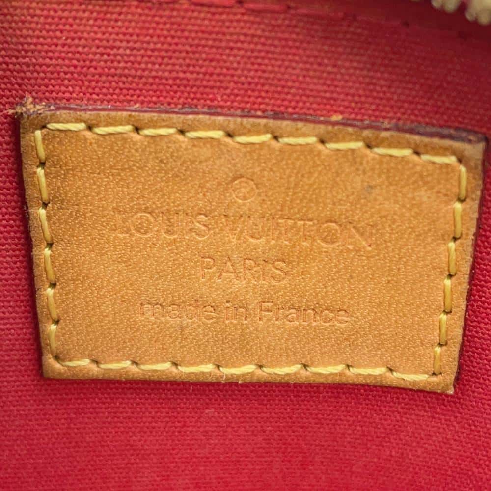 LOUIS VUITTON Alma CeriseM90174 Monogram Vernis Leather Size BB
