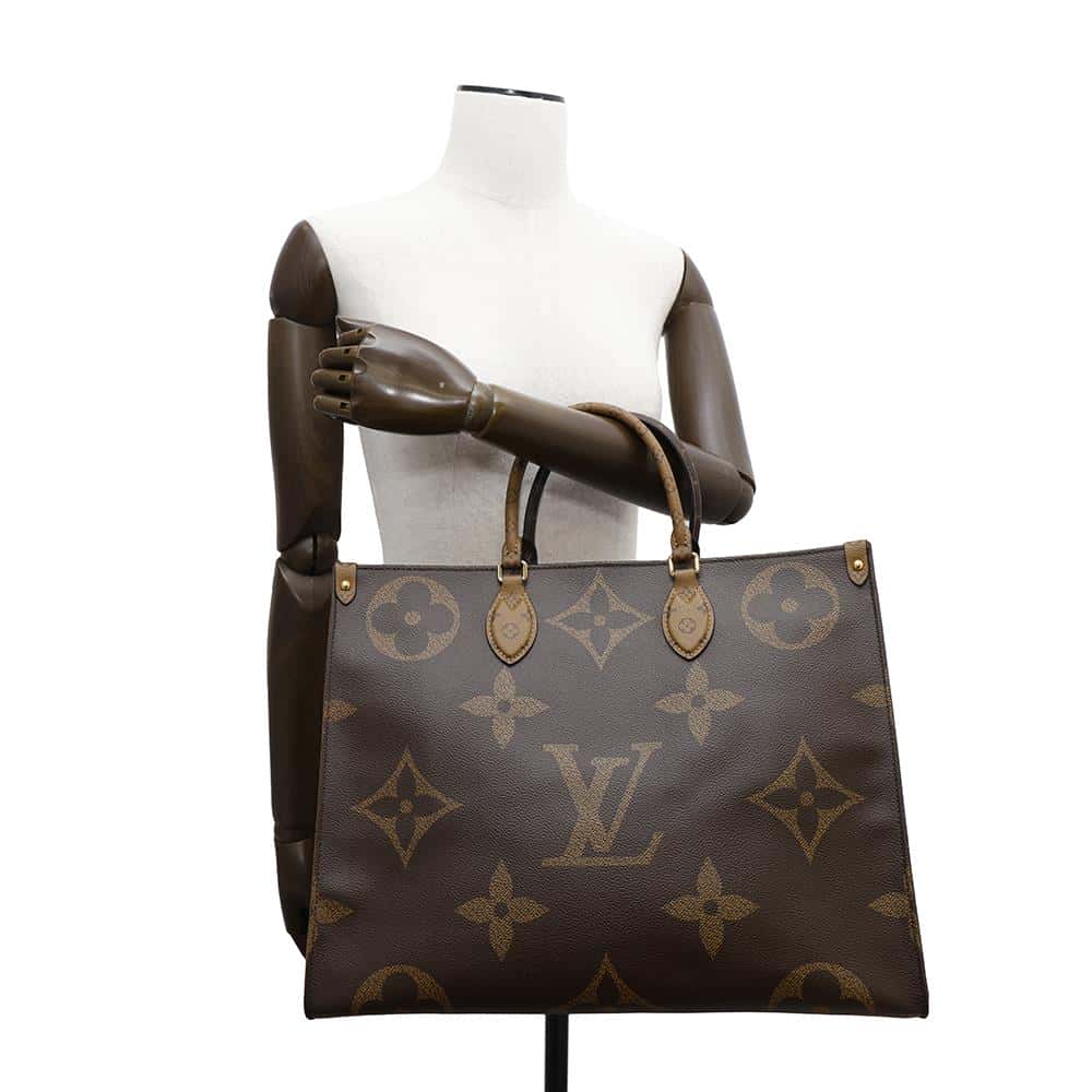 LOUIS VUITTON Onthego RedM44576 Monogram Monogram Reverse Canvas Monogram Giant Size GM