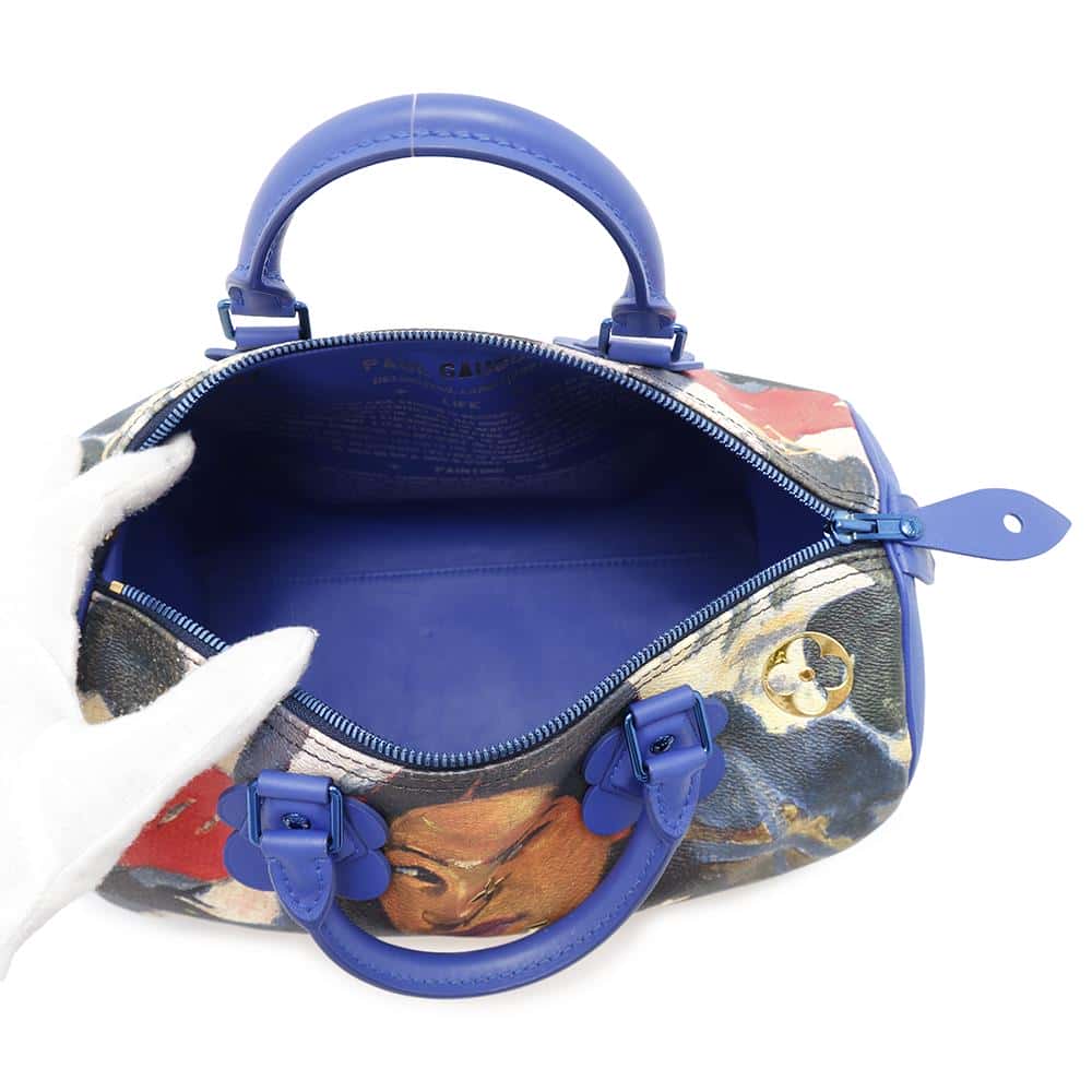 LOUIS VUITTON Speedy Gauguin BlueM43355 PVC Masters Collection Size 30