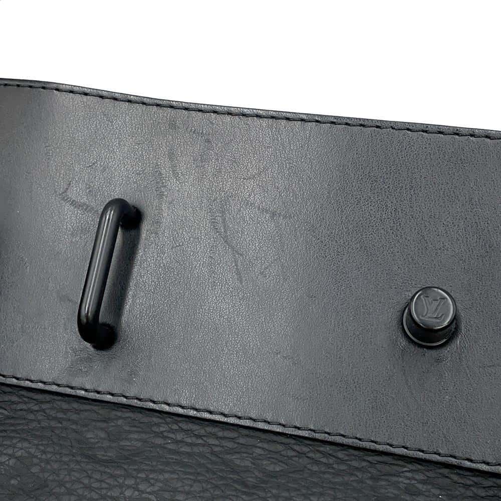 LOUIS VUITTON Steamer NoirM55701 Monogram・Taurillon Size PM