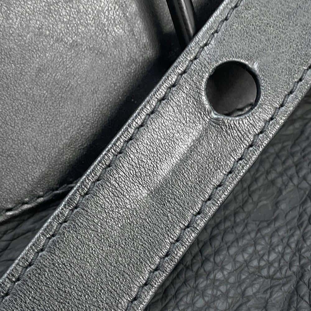 LOUIS VUITTON Steamer NoirM55701 Monogram・Taurillon Size PM