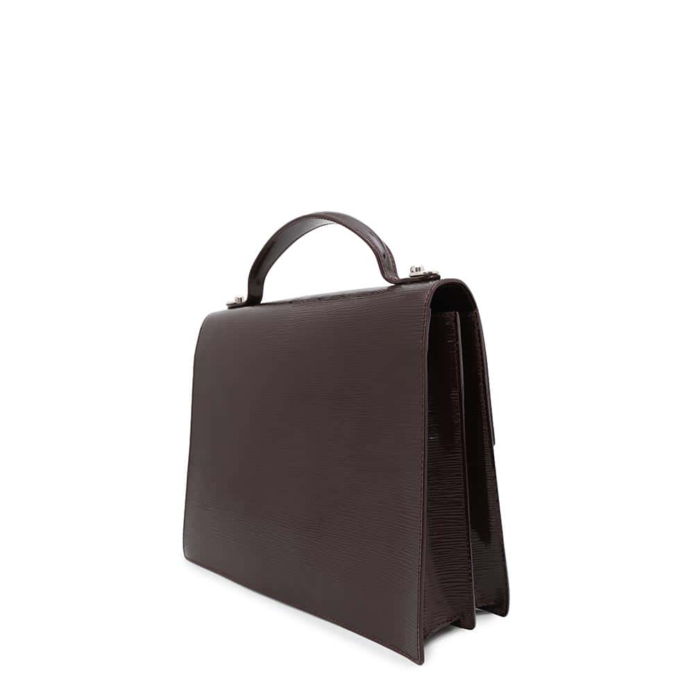 LOUIS VUITTON Sevigne Prune ElectricM40540 Epi Leather Size GM