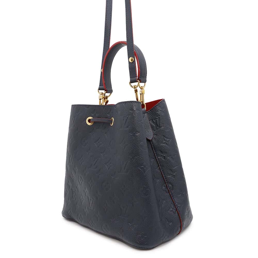 LOUIS VUITTON Neonoe Marine RougeM45306 Monogram Empreinte Leather