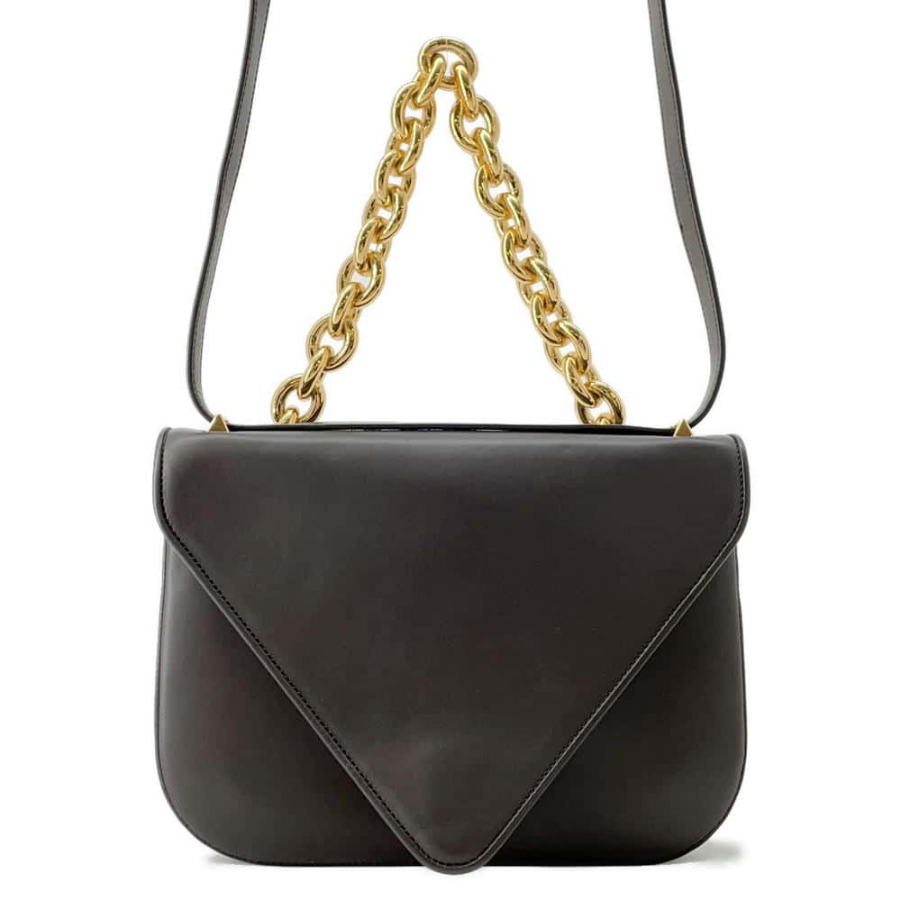 Bottega Veneta Mount Envelope Shoulder Bag Brown667398 Smooth Calf Leather