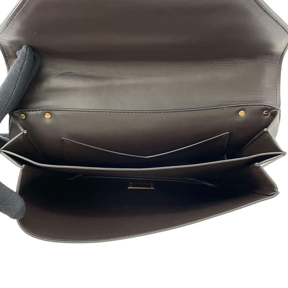 Bottega Veneta Mount Envelope Shoulder Bag Brown667398 Smooth Calf Leather