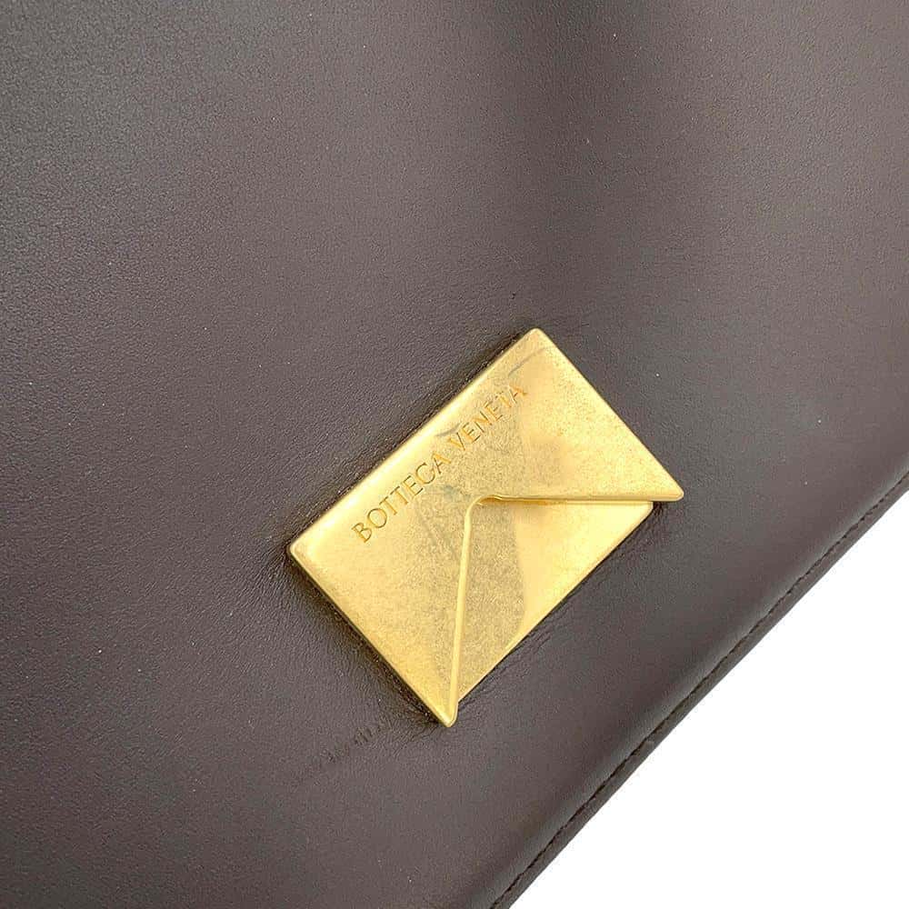 Bottega Veneta Mount Envelope Shoulder Bag Brown667398 Smooth Calf Leather
