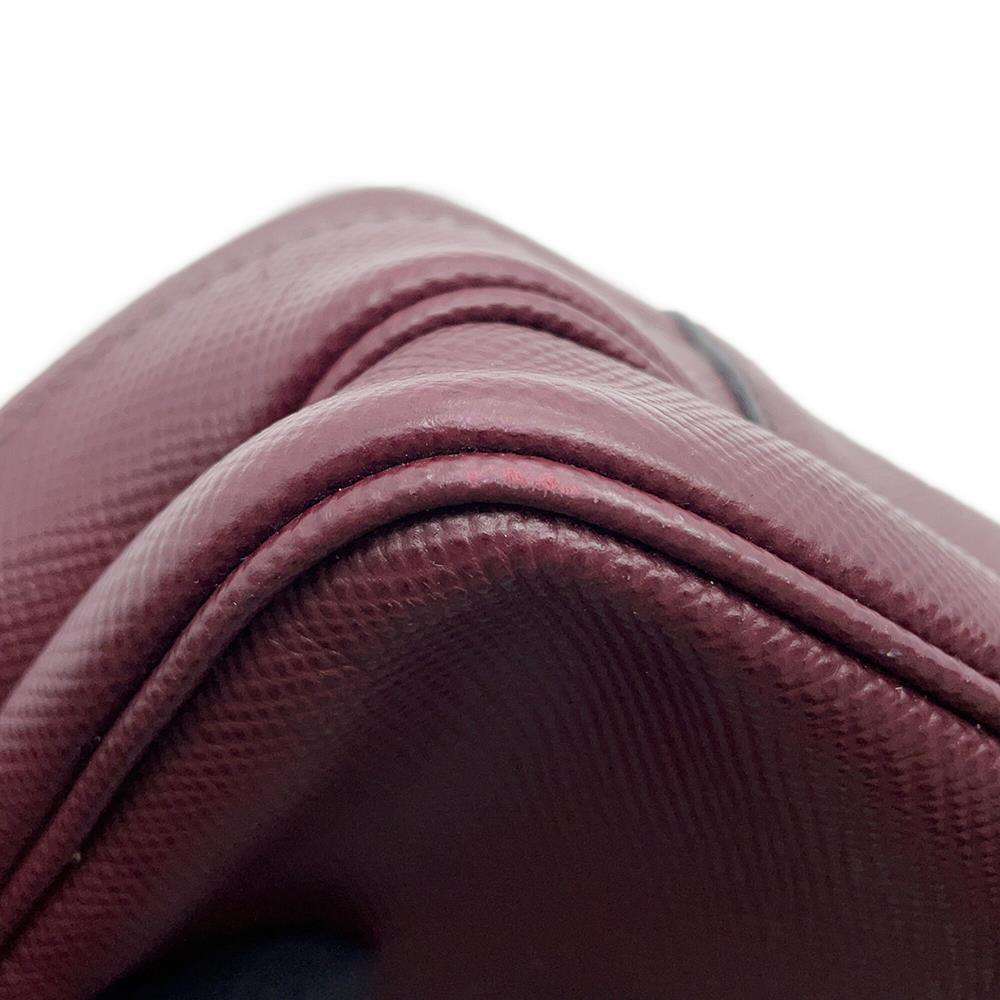 PRADA Messenger bag BordeauxVA1066 Saffiano LeatherLeather