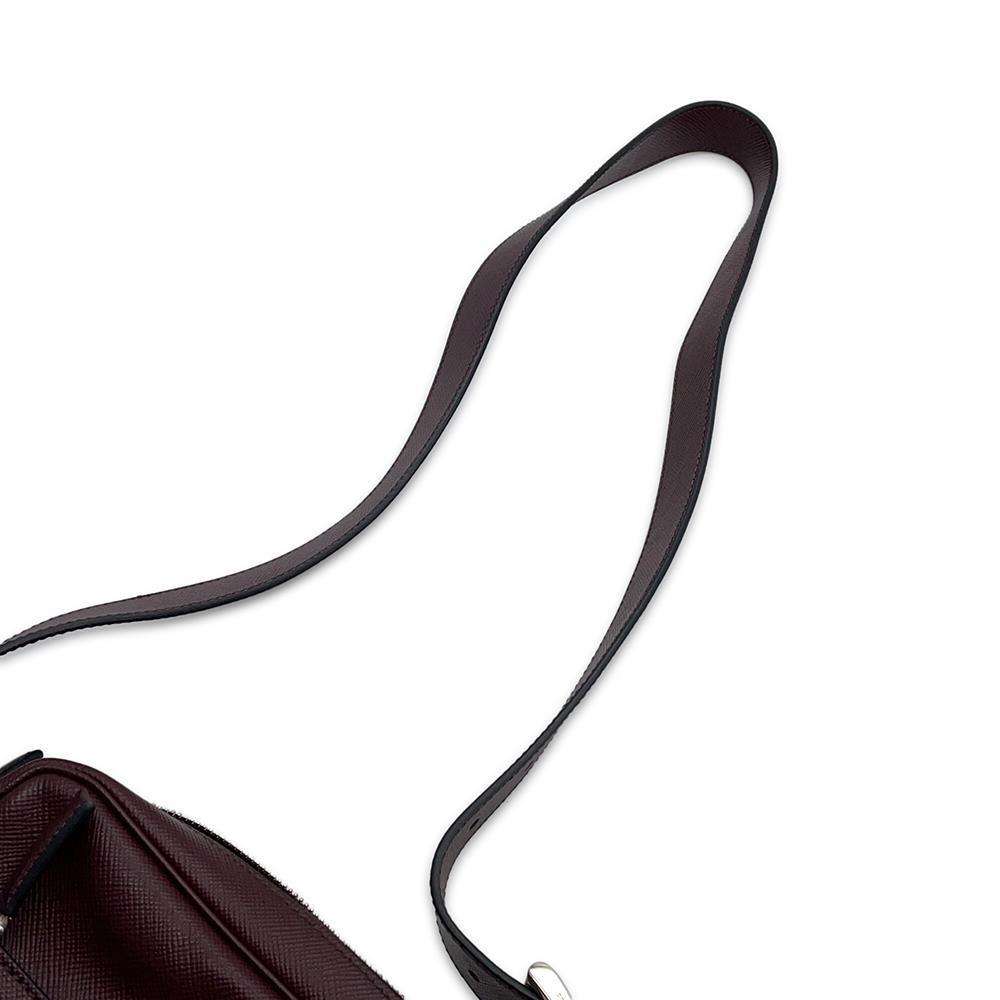 PRADA Messenger bag BordeauxVA1066 Saffiano LeatherLeather